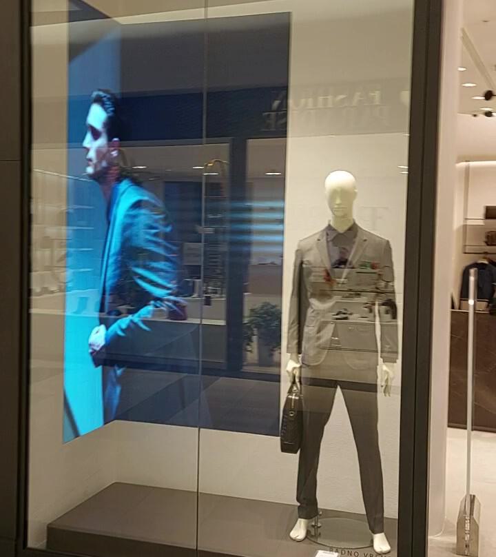 Clothing store in a shopping mall